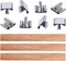 100Pcs Wooden Candle Wicks, Candle Making Wicks 5.1 X 0.5 Inch Naturally Smokeless Wooden Candle Wicks Candle Cores with Iron Stand for DIY Candle Making(50 Set)